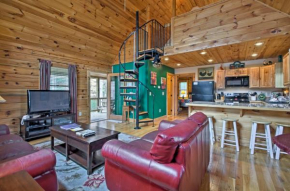 Trot Inn Bryson City Cabin with Hot Tub and Fire Pit!